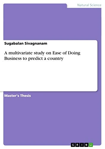 A multivariate study on Ease of Doing Business to predict a country - Image 1