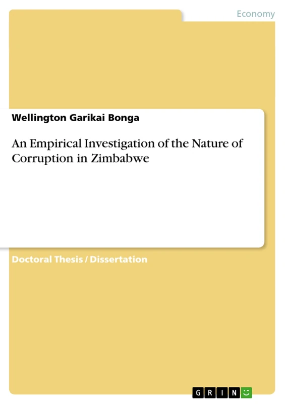 An Empirical Investigation of the Nature of Corruption in Zimbabwe - Image 1