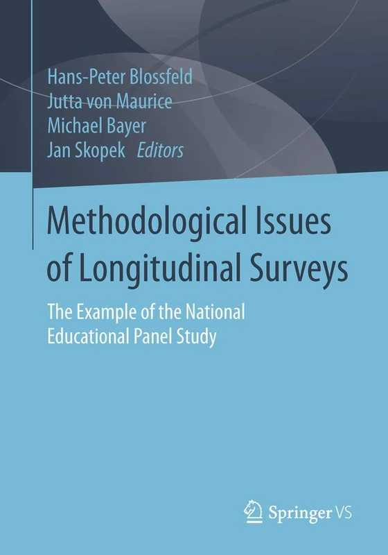 Methodological Issues of Longitudinal Surveys: The Example of the National Educational Panel Study