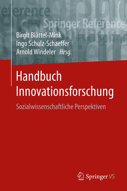 Handbuch Innovationsforschung: Sozialwissenschaftliche Perspektiven - Image 1