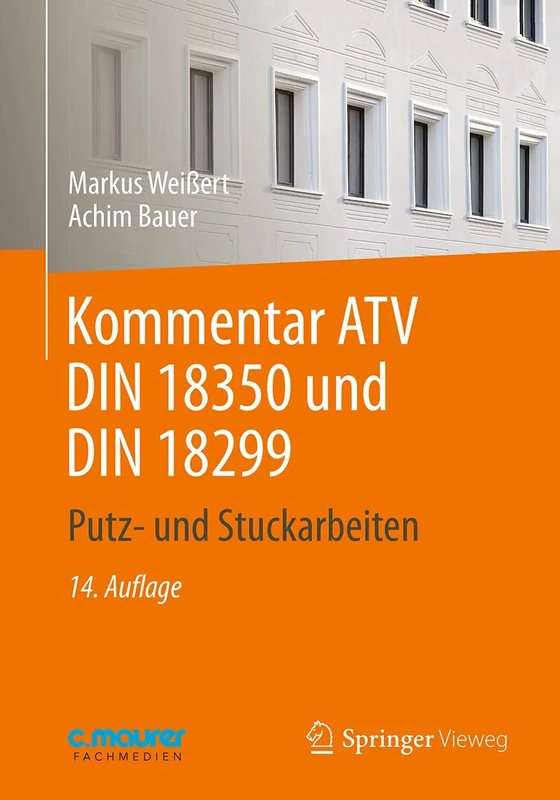 Kommentar ATV DIN 18 350 und DIN 18 299: Putz- und Stuckarbeiten - Image 1