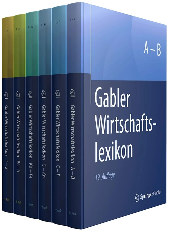 Gabler Wirtschaftslexikon, 6 volumes