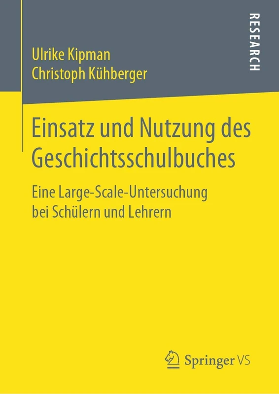 Einsatz und Nutzung des Geschichtsschulbuches: Eine Large-Scale-Untersuchung bei Schülern und Lehrern - Image 1