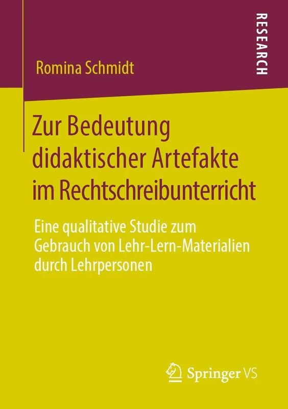 Zur Bedeutung didaktischer Artefakte im Rechtschreibunterricht: Eine qualitative Studie zum Gebrauch von Lehr-Lern-Materialien durch Lehrpersonen - Image 1