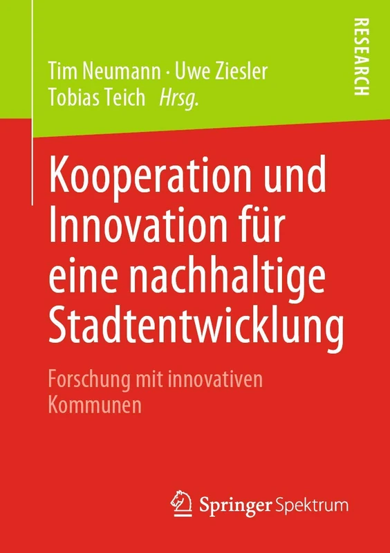 Kooperation und Innovation für eine nachhaltige Stadtentwicklung: Forschung mit innovativen Kommunen - Image 1