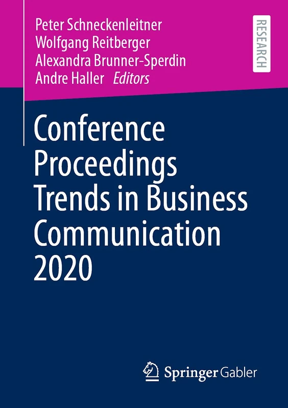 Conference Proceedings Trends in Business Communication 2020