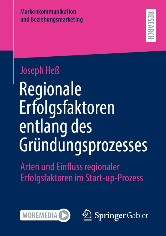 Regionale Erfolgsfaktoren entlang des Gründungsprozesses: Arten und Einfluss regionaler Erfolgsfaktoren im Start-up-Prozess (Markenkommunikation und Beziehungsmarketing)