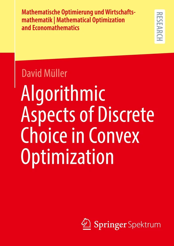 Algorithmic Aspects of Discrete Choice in Convex Optimization (Mathematische Optimierung und Wirtschaftsmathematik | Mathematical Optimization and Economathematics)