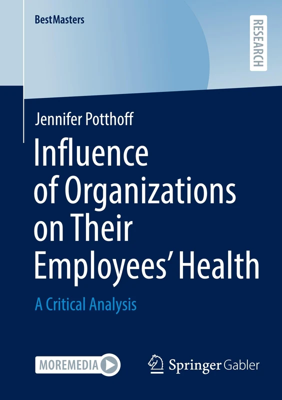 Springer Influence of Organizations on Employees' Health Book