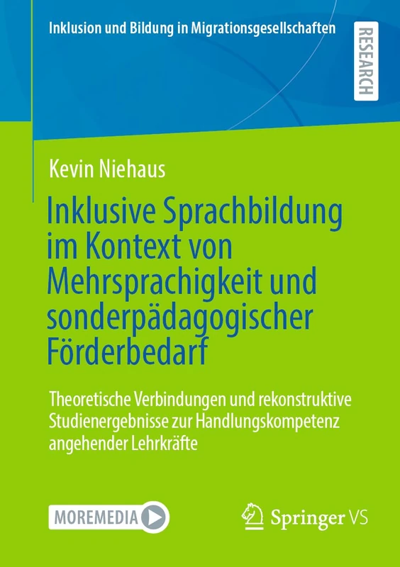 Inklusive Sprachbildung im Kontext von Mehrsprachigkeit und sonderpädagogischer Förderbedarf: Theoretische Verbindungen und rekonstruktive ... und Bildung in Migrationsgesellschaften) - Image 1