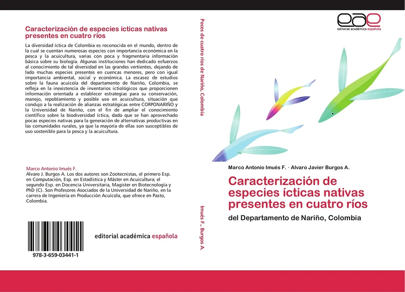 Caracterización de especies ícticas nativas presentes en cuatro ríos: del Departamento de Nariño, Colombia - Image 1