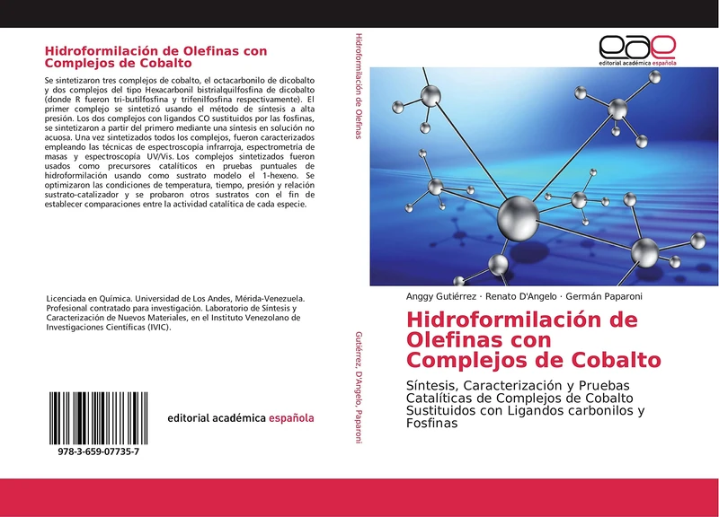 Hidroformilación de Olefinas con Complejos de Cobalto: Síntesis, Caracterización y Pruebas Catalíticas de Complejos de Cobalto Sustituidos con Ligandos carbonilos y Fosfinas - Image 1