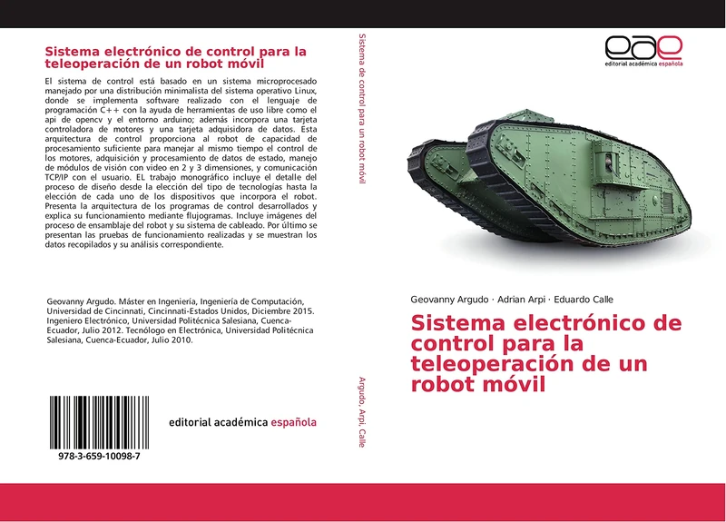 Sistema electrónico de control para la teleoperación de un robot móvil