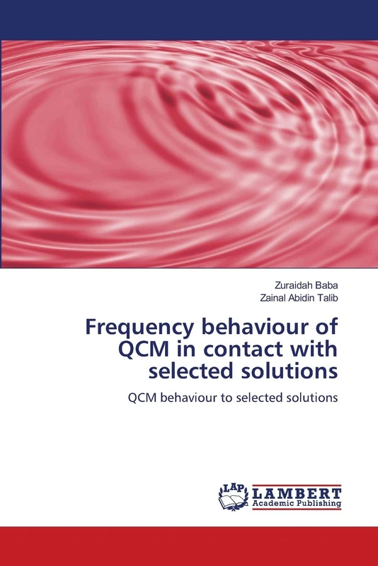 Frequency behaviour of QCM in contact with selected solutions: QCM behaviour to selected solutions