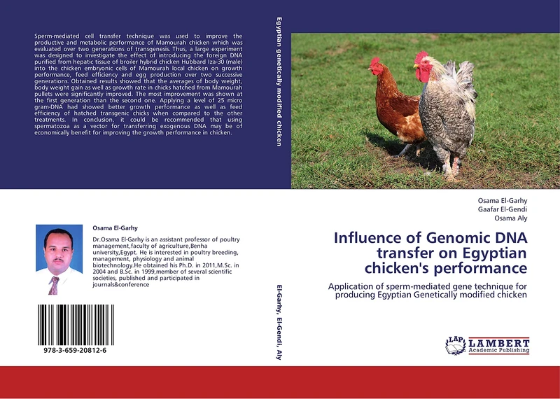 Influence of Genomic DNA transfer on Egyptian chicken's performance: Application of sperm-mediated gene technique for producing Egyptian Genetically modified chicken