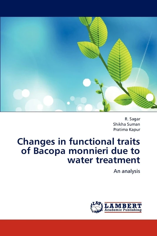 Changes in functional traits of Bacopa monnieri due to water treatment: An analysis