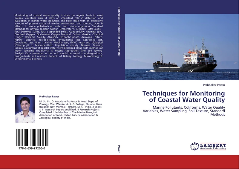 Techniques for Monitoring of Coastal Water Quality: Marine Pollutants, Coliforms, Water Quality Variables, Water Sampling, Soil Texture, Standard Methods