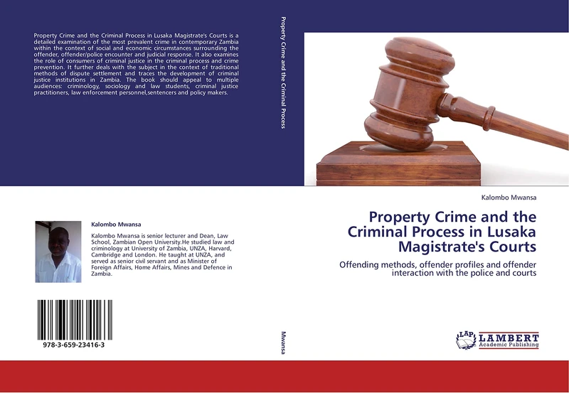 Property Crime and the Criminal Process in Lusaka Magistrate's Courts: Offending methods, offender profiles and offender interaction with the police and courts