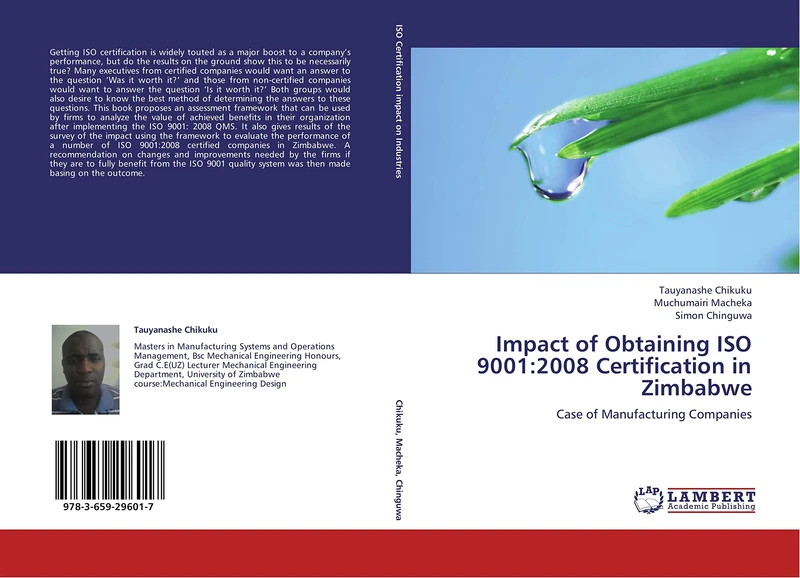 Impact of Obtaining ISO 9001:2008 Certification in Zimbabwe: Case of Manufacturing Companies - Image 1