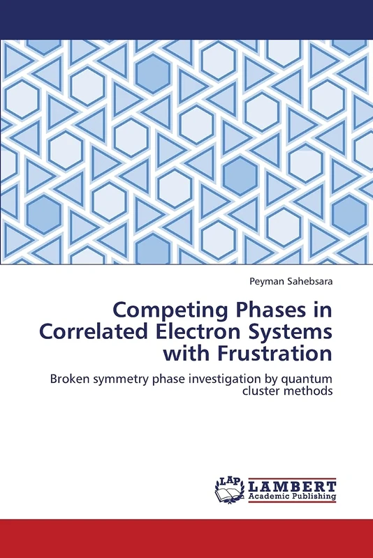 Competing Phases in Correlated Electron Systems with Frustration: Broken symmetry phase investigation by quantum cluster methods