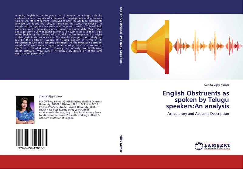 English Obstruents as spoken by Telugu speakers:An analysis: Articulatory and Acoustic Description - Image 1