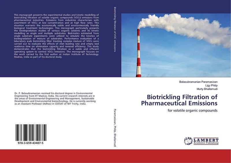 Biotrickling Filtration of Pharmaceutical Emissions: for volatile organic compounds