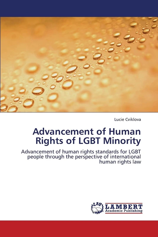 Advancement of Human Rights of LGBT Minority: Advancement of human rights standards for LGBT people through the perspective of international human rights law