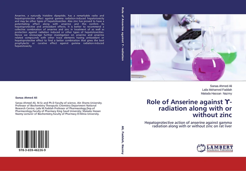 Role of Anserine against ϒ- radiation along with or without zinc: Hepatoprotective action of anserine against gamma radiation along with or without zinc on rat liver - Image 1