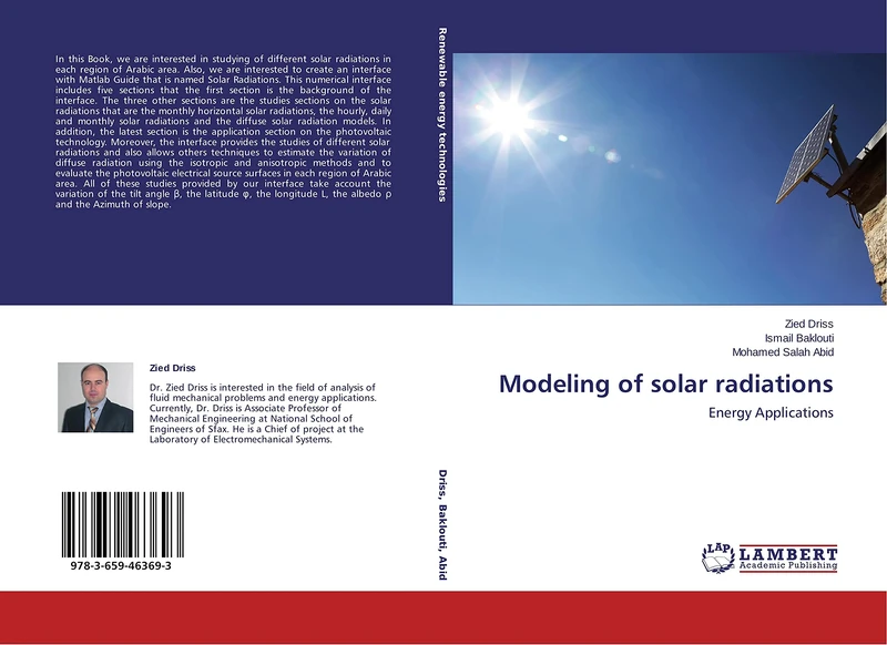 Modeling of solar radiations: Energy Applications