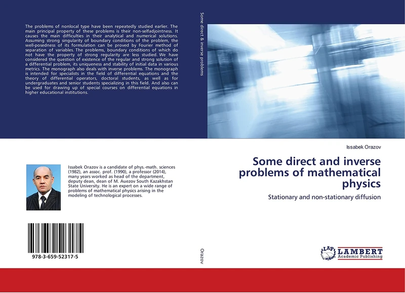 Some direct and inverse problems of mathematical physics: Stationary and non-stationary diffusion