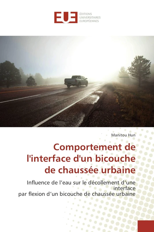 Comportement de l'interface d'un bicouche de chaussée urbaine: Influence de l’eau sur le décollement d’une interface par flexion d’un bicouche de chaussée urbaine