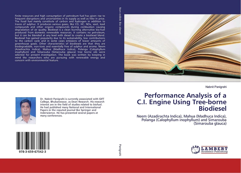 Performance Analysis of a C.I. Engine Using Tree-borne Biodiesel: Neem (Azadirachta Indica), Mahua (Madhuca Indica), Polanga (Calophyllum inophyllum) and Simarouba (Simarouba glauca) - Image 1