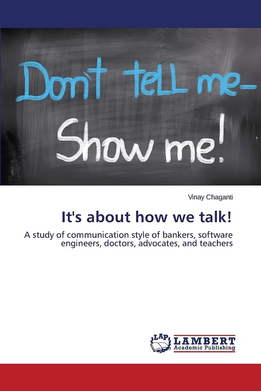 It's about how we talk!: A study of communication style of bankers, software engineers, doctors, advocates, and teachers - Image 1