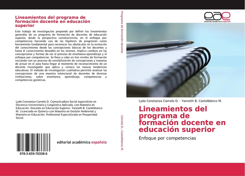 Lineamientos del programa de formación docente en educación superior: Enfoque por competencias