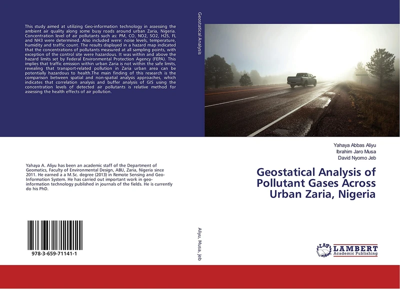 Geostatical Analysis of Pollutant Gases Across Urban Zaria, Nigeria - Image 1