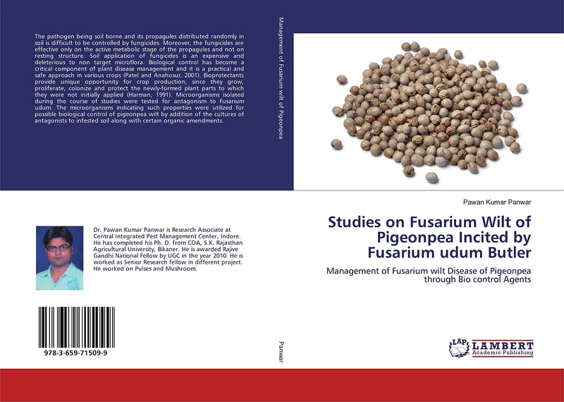 Studies on Fusarium Wilt of Pigeonpea Incited by Fusarium udum Butler: Management of Fusarium wilt Disease of Pigeonpea through Bio control Agents