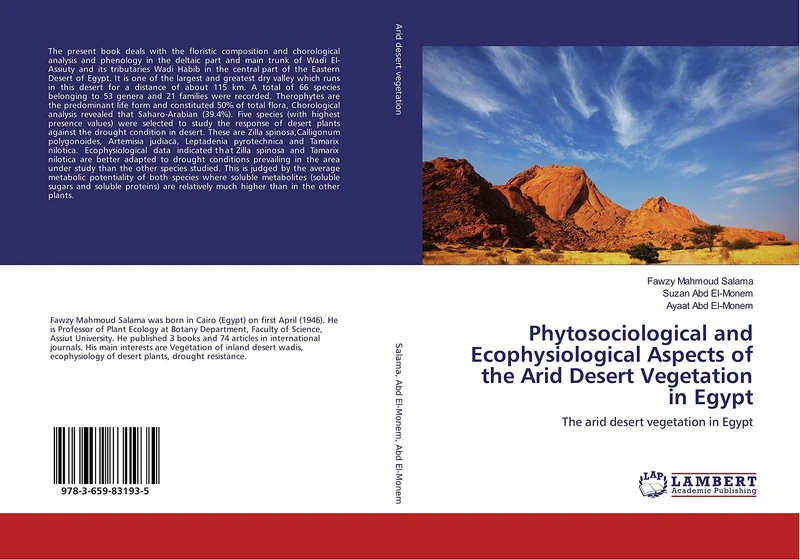 Phytosociological and Ecophysiological Aspects of the Arid Desert Vegetation in Egypt: The arid desert vegetation in Egypt