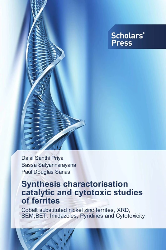 Synthesis charactorisation catalytic and cytotoxic studies of ferrites: Cobalt substituted nickel zinc ferrites, XRD, SEM,BET, Imidazoles, Pyridines and Cytotoxicity