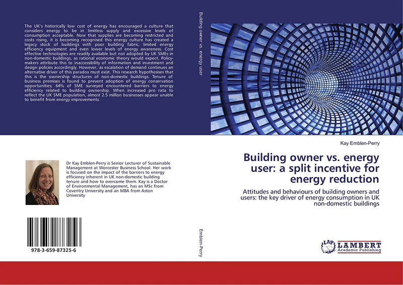 Building owner vs. energy user: a split incentive for energy reduction: Attitudes and behaviours of building owners and users: the key driver of energy consumption in UK non-domestic buildings