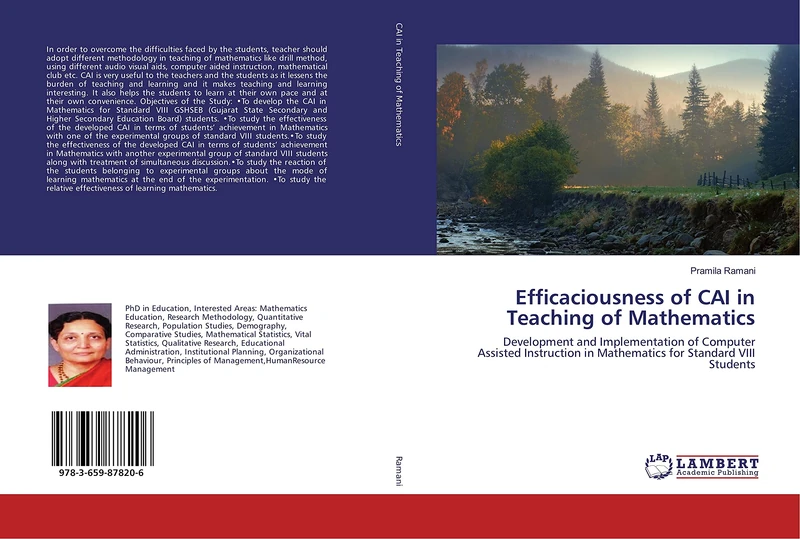 Efficaciousness of CAI in Teaching of Mathematics: Development and Implementation of Computer Assisted Instruction in Mathematics for Standard VIII Students