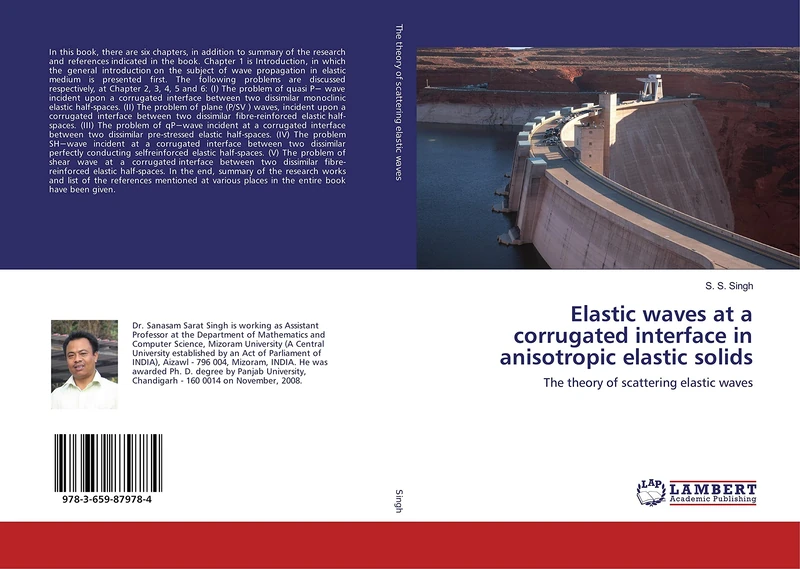 Elastic waves at a corrugated interface in anisotropic elastic solids: The theory of scattering elastic waves