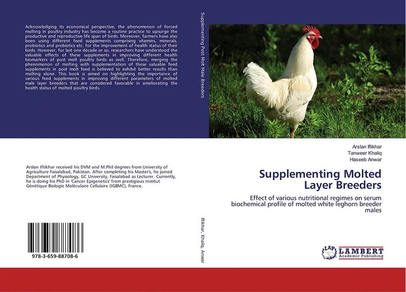 Supplementing Molted Layer Breeders: Effect of various nutritional regimes on serum biochemical profile of molted white leghorn breeder males