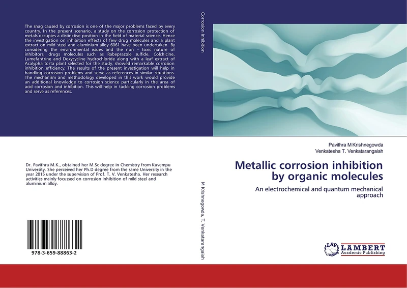 Metallic corrosion inhibition by organic molecules: An electrochemical and quantum mechanical approach