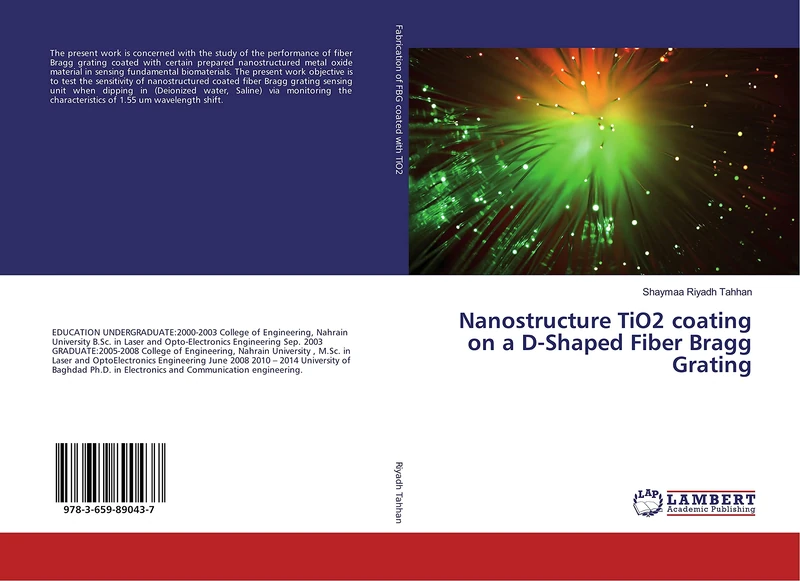 Nanostructure TiO2 coating on a D-Shaped Fiber Bragg Grating - Image 1