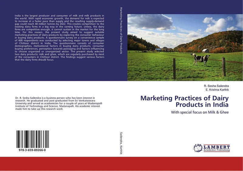 Marketing Practices of Dairy Products in India: With special focus on Milk & Ghee