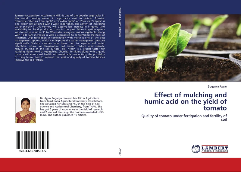 Effect of mulching and humic acid on the yield of tomato: Quality of tomato under fertigation and fertility of soil