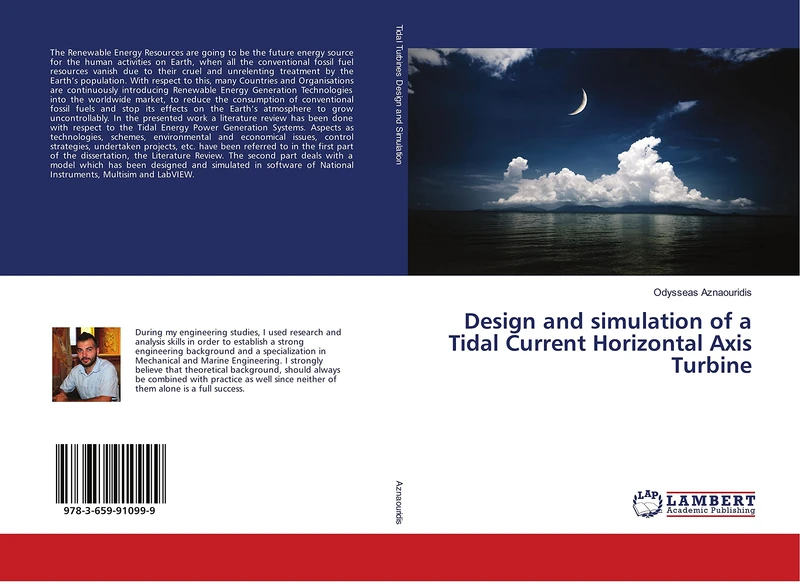 Design and simulation of a Tidal Current Horizontal Axis Turbine