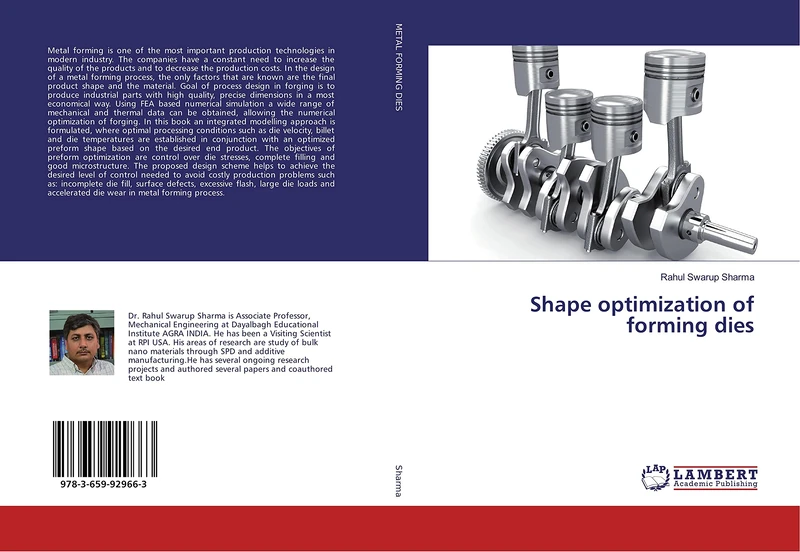 Shape optimization of forming dies