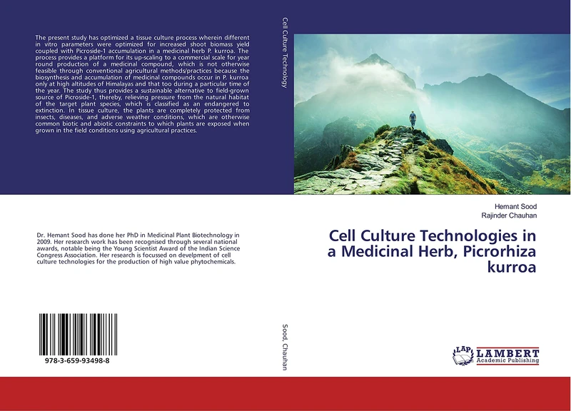 Cell Culture Technologies in a Medicinal Herb, Picrorhiza kurroa