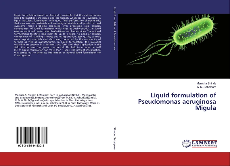 Liquid formulation of Pseudomonas aeruginosa Migula